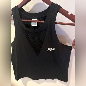 Black workout shirt from PINK